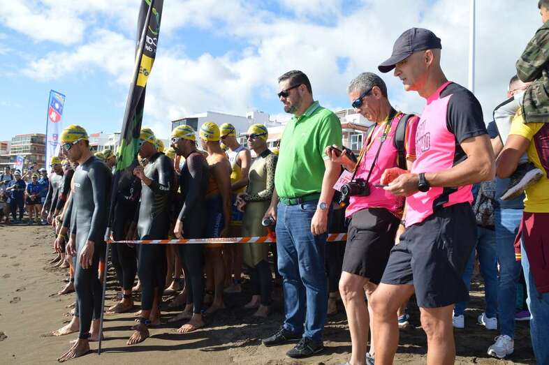 El concejal Diego Ojeda, en la salida de la prueba del pasado año/TA.
